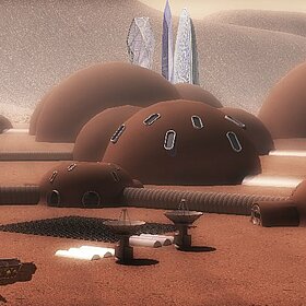 From a modular base to a colony on Mars