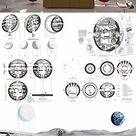 Architecture on the moon