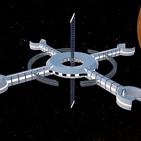Interplanetary station “Middle One”