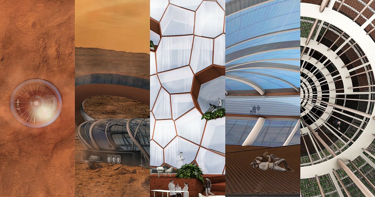 Mars Base Tubes Jacques Rougerie Database : INSIDE MARS - Exploration of a Mars ...