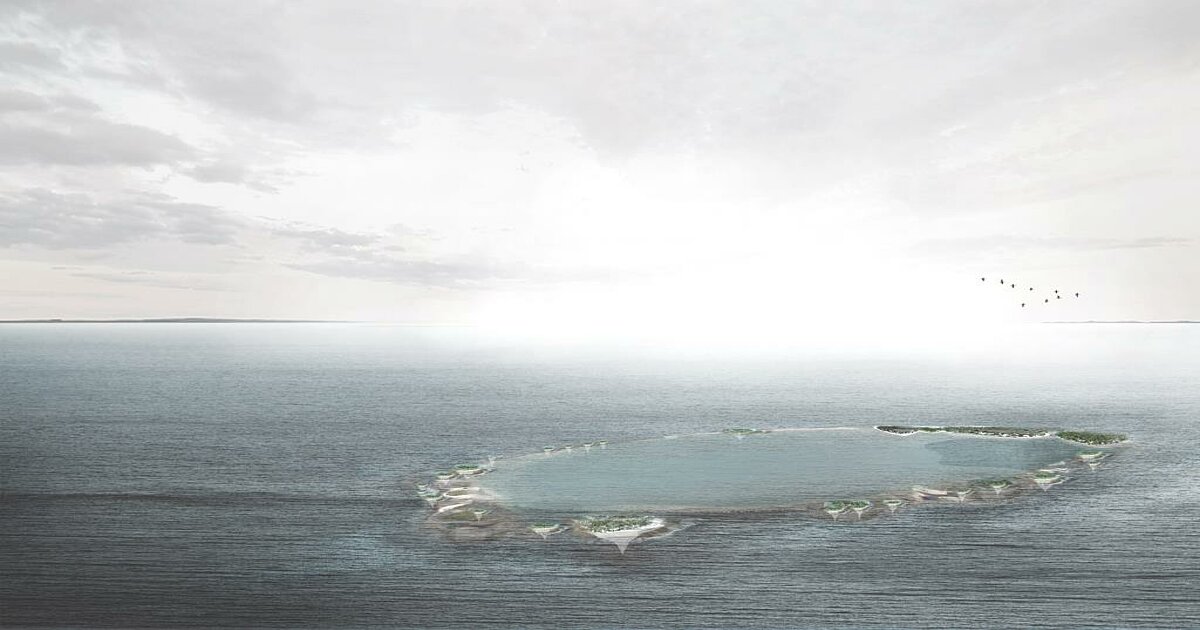 Jacques Rougerie Database : Immergences - Mooring of an atoll